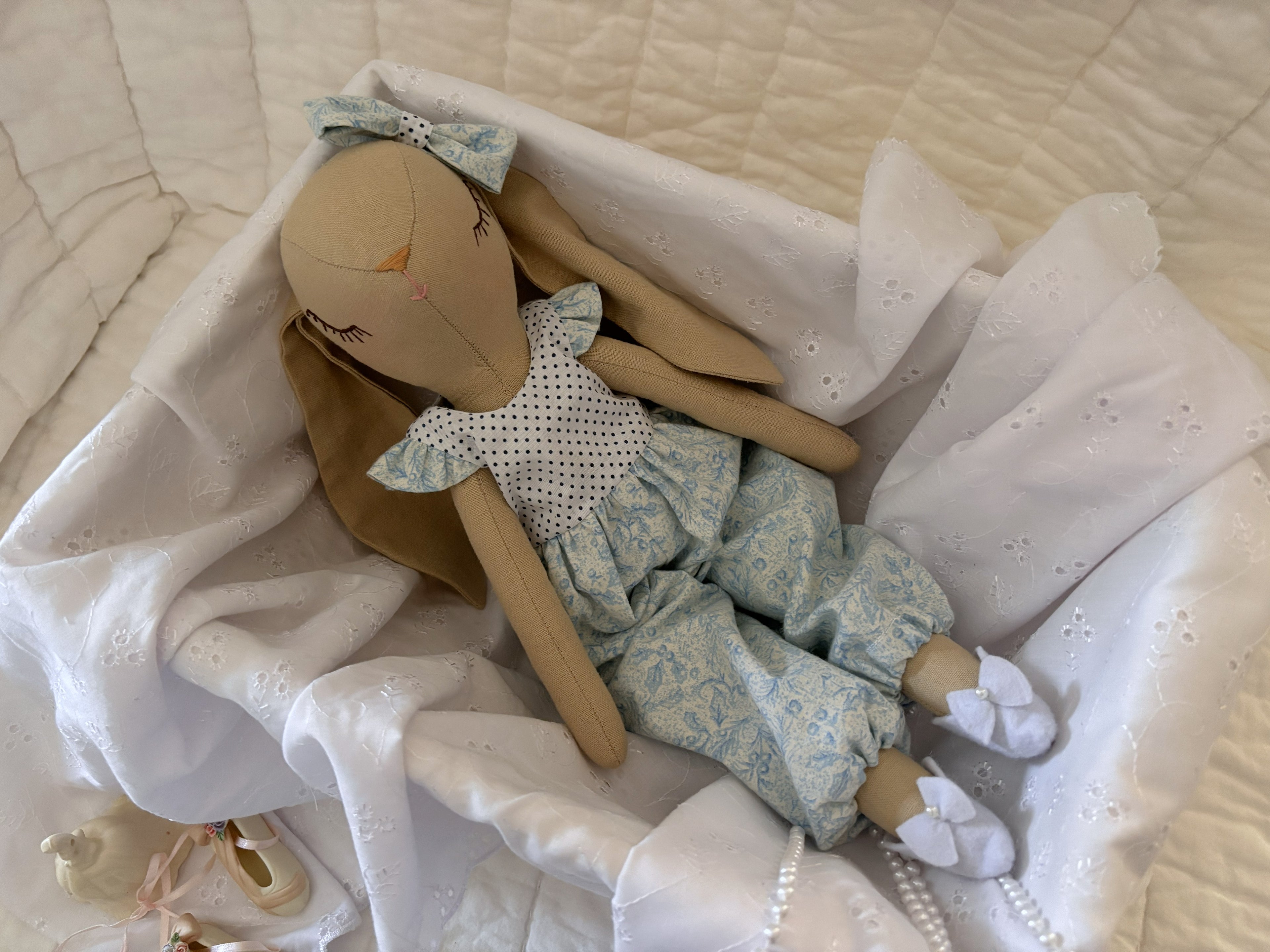 Sleeping Bunny- Mila (Frosted Blue)
