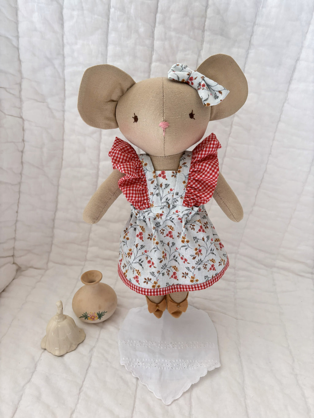 Dainty Mouse- Lola (Petal Plaid)